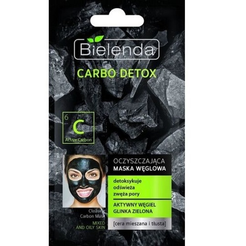 Bielenda CARBO DETOX cleansing mask for oily skin 8g